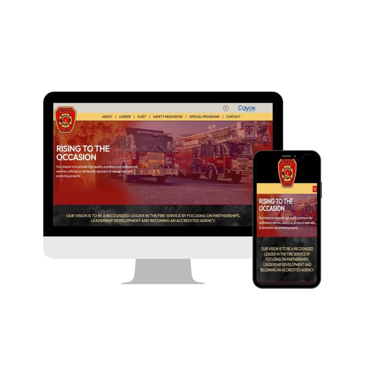 Fire Department website design & hosting