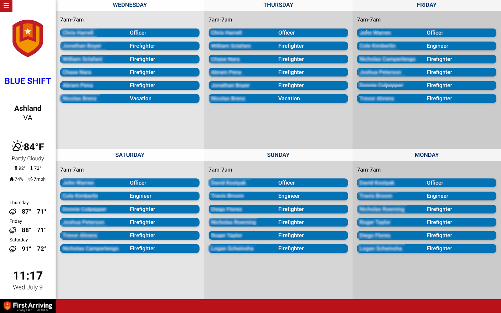 WhenToWork - Scheduling Software - First Arriving Dashboards